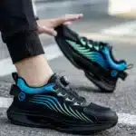 9ksafetyjb Lightweight Safety Shoes No Tie Arkin 512bu 4
