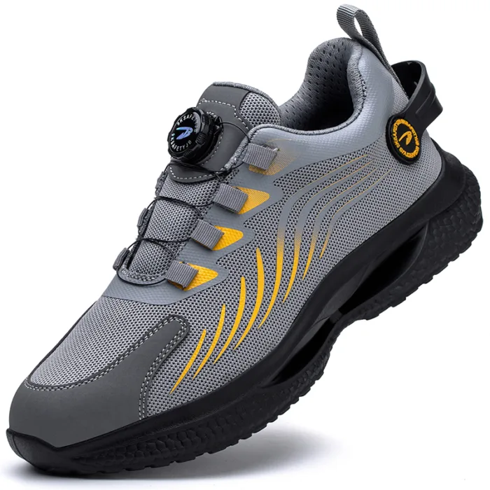 9ksafetyjb Lightweight Work Safety Shoes No Tie Arkin 512g 2