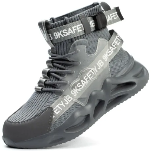 9ksafetyjb Non Slip Safety Sneakers Boots Armour 7719g 16