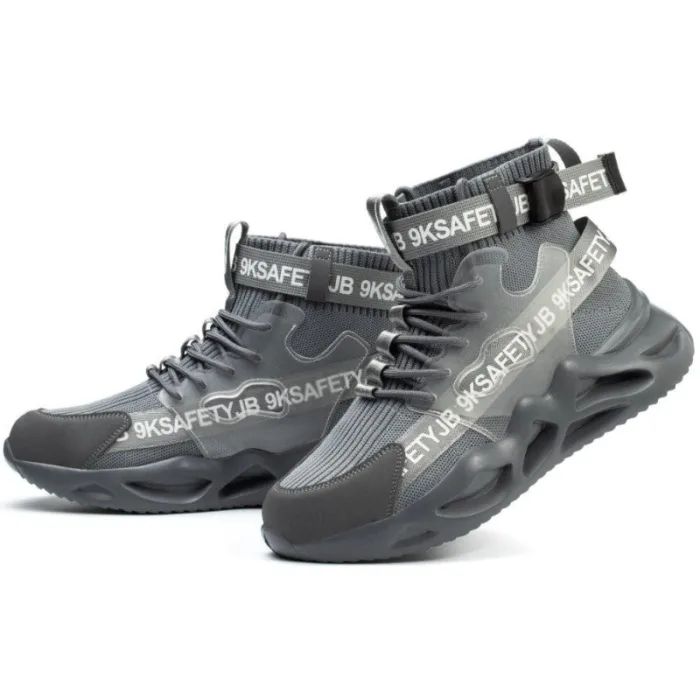 9ksafetyjb Non Slip Safety Sneakers Boots Armour 7719g 4