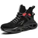 9KSAFETYJB Steel Toe High Top Shoes | Armour 916B