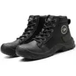Fashionable Safety Shoes Working Environments Stylized Design Crush Proof Steel Toe Lightweight Comfort Puncture Proof Sole Slip Resistant Wet Surfaces All Day Wear 10