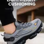 9KSAFETYJB Rotary Button Safety Work Shoes | Zeal 665GY