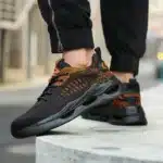 9KSAFETYJB Breathable mesh safety shoes | Dazzling 703OR
