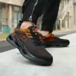 9KSAFETYJB Breathable mesh safety shoes | Dazzling 703OR