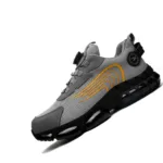 9KSAFETYJB Rotary Button Safety Work Shoes | Zeal 665GY2
