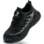 Stylish steel toe shoes for men and women with reinforced safety toe caps and lightweight breathable design.6
