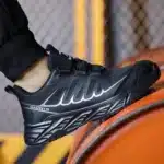 Stylish steel toe shoes for men and women with reinforced safety toe caps and lightweight breathable design.2