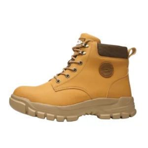 Front view of Bulwark 515Y work safety shoes with steel toe protection and slip-resistant outsole.