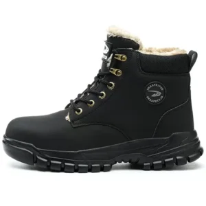 Close-up of 9KSAFETYJB warm Shoes for Crews | Bulwark 515B steel toe shoes for crews