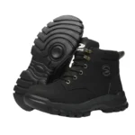Side profile of Bulwark 515B safety shoes, showcasing its ergonomic and breathable design.