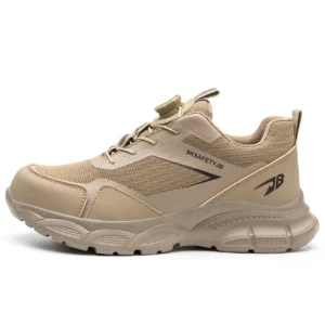 Compact black safety trainers with steel toe, slip-resistant sole, and breathable mesh lining.Zenith 907KH